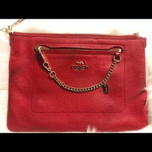 Red Coach Clutch